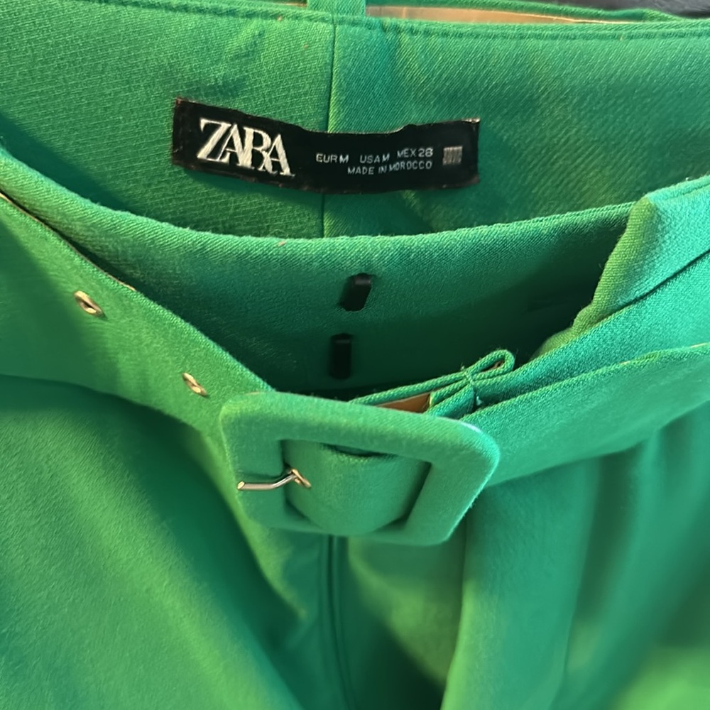 Zara bloggers Green High-Waist - Picture 3 of 3